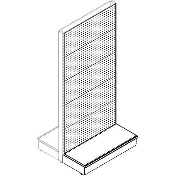 Trasformazione a Gondola Scaffale Market 100 cm 215 cm - 2