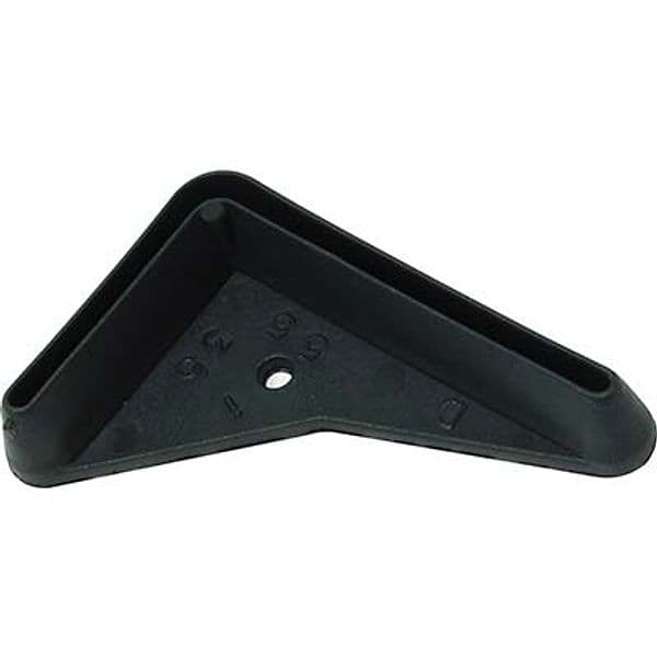 Puntale per Asta Metallica Pe Nero Dx 35 x 55 mm 10 Pezzi - 2