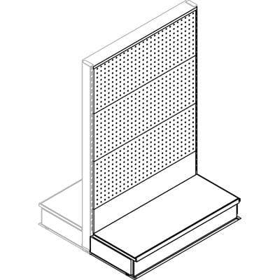 Trasformazione a Gondola Scaffale Market 100 cm 155 cm 8134117 - 2