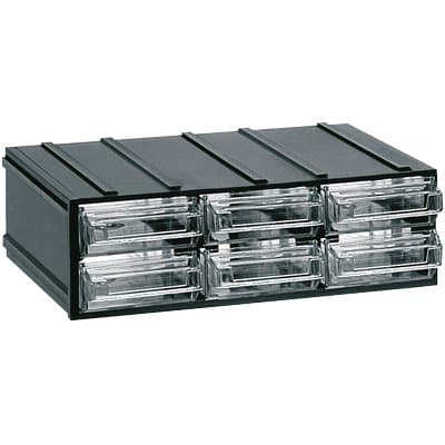 Cassettiera Portaminuteria Variobox Cassetti 6 192 x 148 mm H 63 mm 4 Pezzi - 2