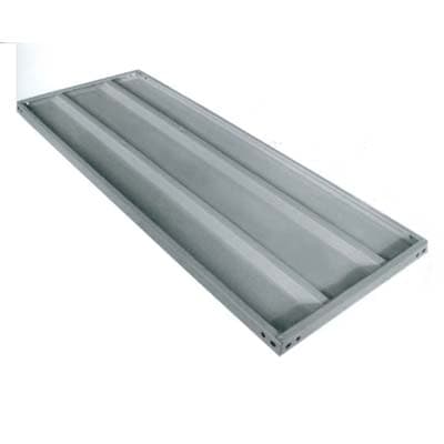 Ripiano Metallico Rinforzo Doppio Prometal Grigio 100 x 60 cm 5 Pezzi - 2