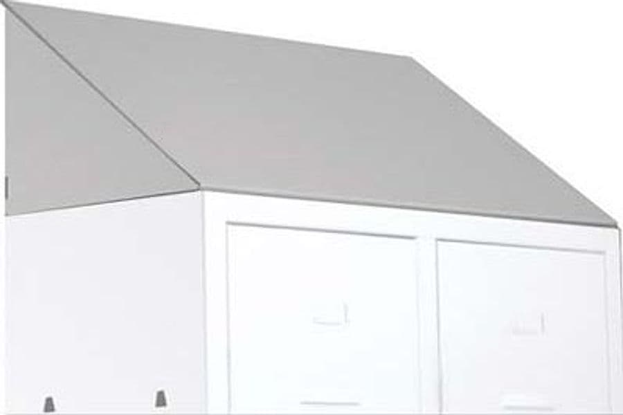 Tetto per Armadio Sporco Pulito Inclinato Prometal Vern Grigio 8130515 - 2