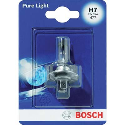 Lampada Auto Anteriori Pure Light H7 012 Bosch Alogena Watt 55 12 V 4 Pezzi - 2