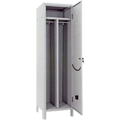 Armadio Sporco Pulito Smontato Prometal Vern Grigio Posti 1 H.mm 1795 mm - 2