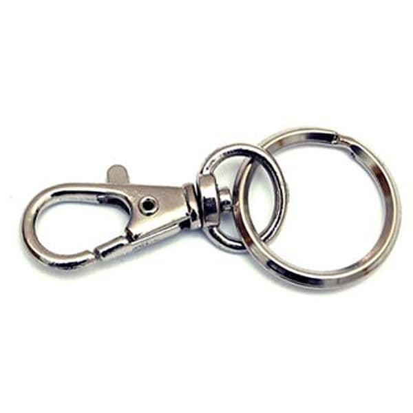 Moschettone Portachiave Mini 45 mm 50 Pezzi - 2