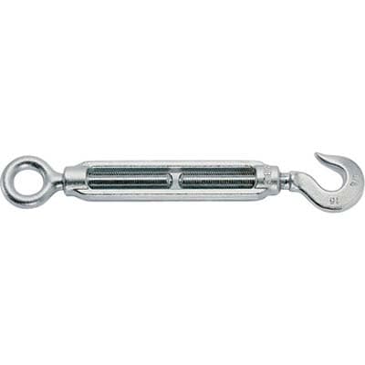 Tenditore Occhiolo e Gancio Zincato 8006Z Robur M14 18 mm 21 mm 2 Pezzi - 2