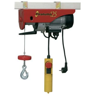 Paranco Elettrico Tiratutto 125 Europea Watt 450 11 m kg 125 a 200 - 2