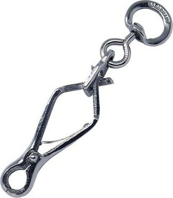 Moschettone per Guinzaglio a Pinza Nichelato Kong L. con 1/2 60 mm 2 Pezzi - 2