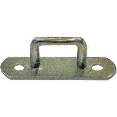 Cavallotto Fisso Rettangolare 926 Zincato 25 x 27 mm 5,0 mm 10 Pezzi - 2