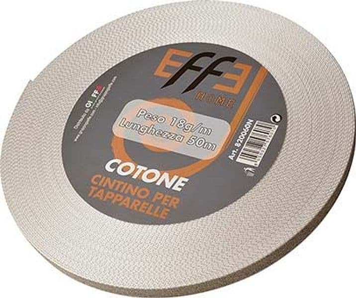 Cintino Avvolgibili Cotone Avana Grigio Mm 22 18 g m 50 m – Effe