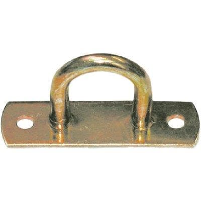 Cavallotto Fisso Tondo 927 Zincato Giallo S 21 x 25 mm 6,0 mm 10 Pezzi - 2