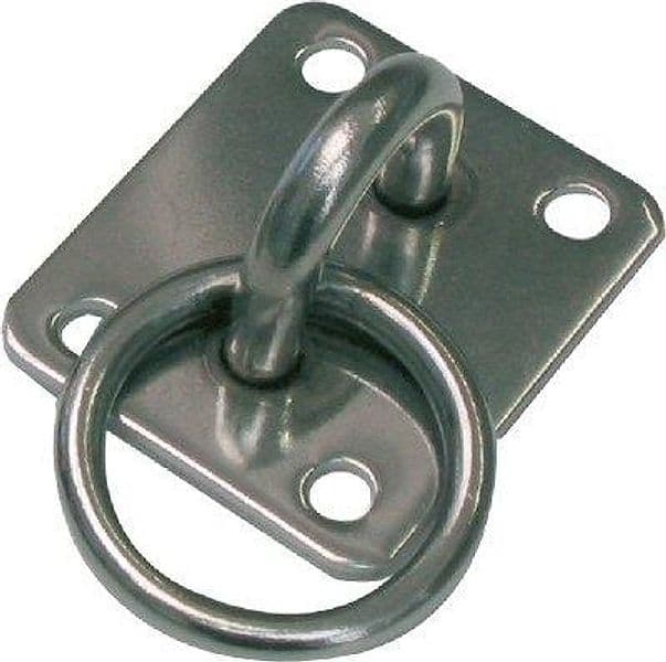 Cavallotto Fisso Tondo con Anello 925I 20 x 21 mm 8 mm 2 Pezzi – Minutex