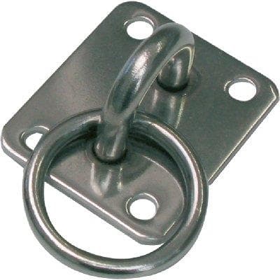 Cavallotto Fisso Tondo con Anello 925I 20 x 21 mm 8,0 mm 2 Pezzi - 2