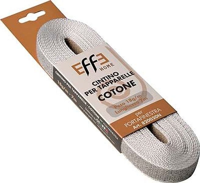 Cintino Avvolgibili Cotone Avana Grigio 18 g m 7 m 22 mm 12 Pezzi - 2