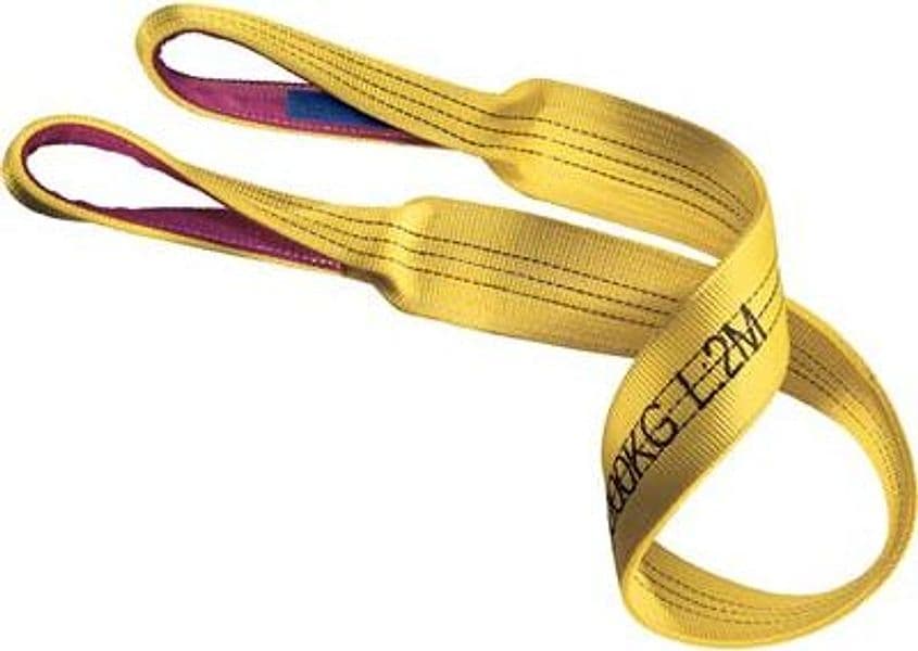 Cinghia Sollevamento Robur Asole Rinforzate KG.3000 L.4 m Giallo - 2