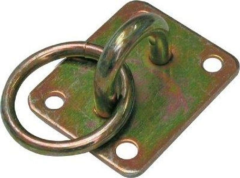 Cavallotto Fisso Tondo con Anello 925 Zincato 20 x 21 mm 8 mm 6 Pezzi – Minutex