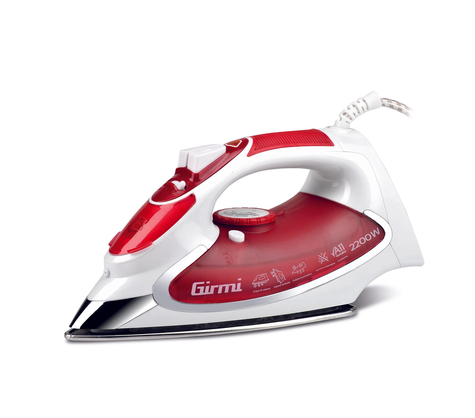 Ferro da Stiro ST50 Girmi Volt 230 Watt 2200 Piastra Inox - 2