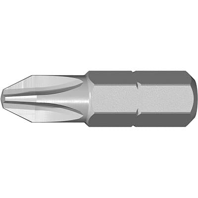 Inserto Croce Phillips per Avvitatore Krino PH 2 x 25 mm 10 Pezzi - 2