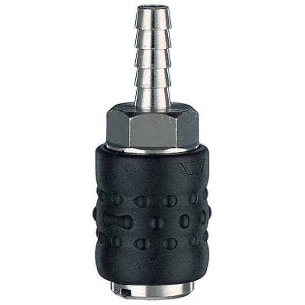 Rubinetto Rapido Portagomma Ac 17 e Ani 8 mm 5 Pezzi - 2