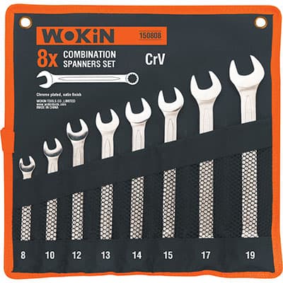 Chiavi Combinate Serie 150808 Wokin 19 8 mm 8 Pezzi - 2