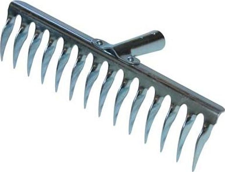 Rastrello Sarchiatore Stars Acciaio Denti 14 o 39 cm 26 mm 4 Pezzi - 2