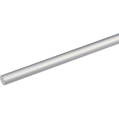 Profilo Tubo Pieno Arcansas Allum Argento H 10 mm 100 cm 5 Pezzi - 2