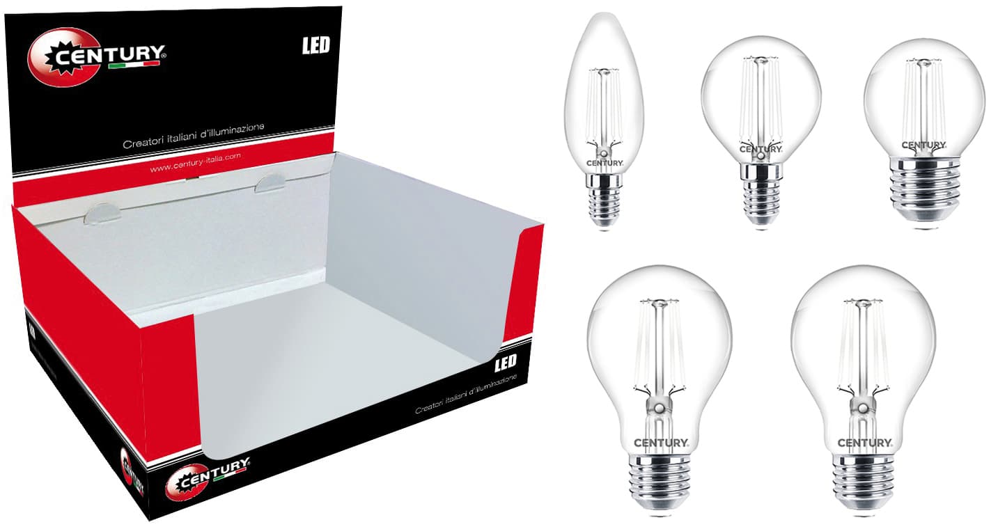 Espositore Lampade a Filamento LED Magic Box 4.000K Luce Naturale 32 Pezzi - 2
