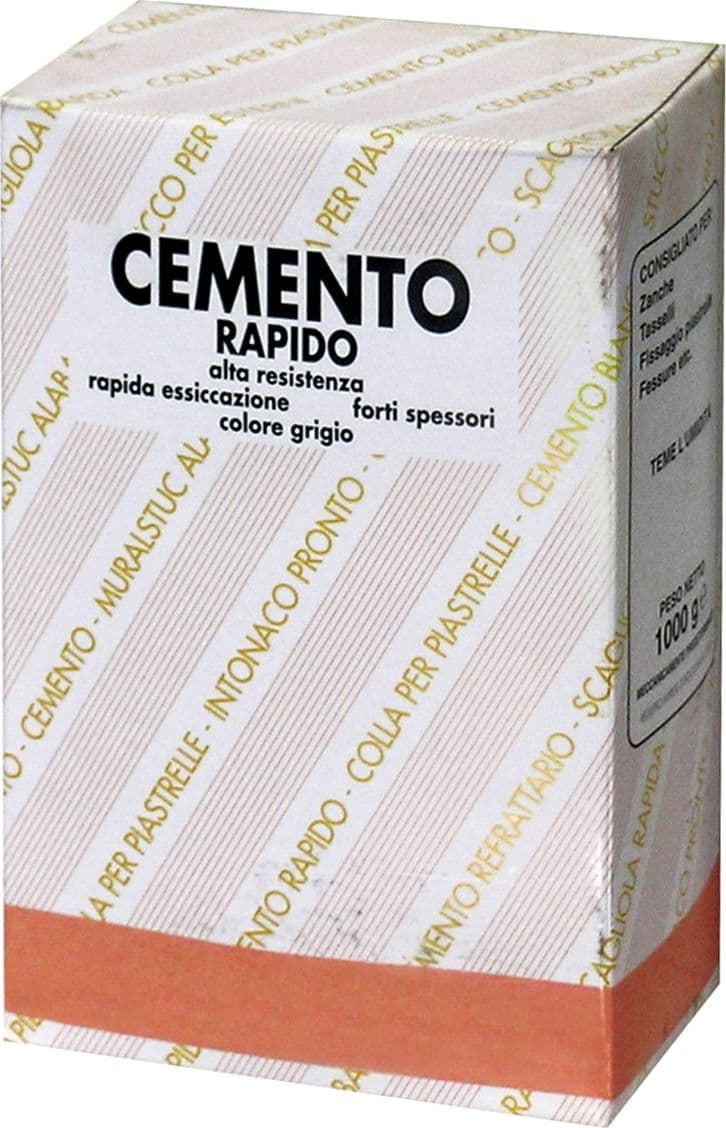Cemento Rapido in Polvere Kg 1 12 Pezzi - 2