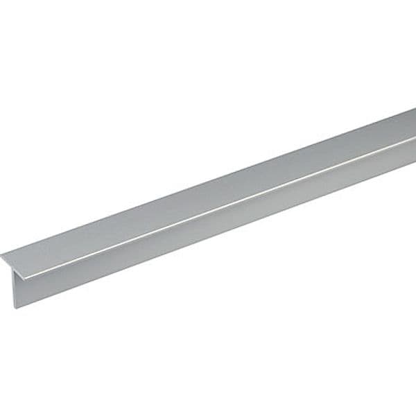 Profilo Tee Arcansas Allum Argento H 30 x 15 mm 100 cm 5 Pezzi - 2