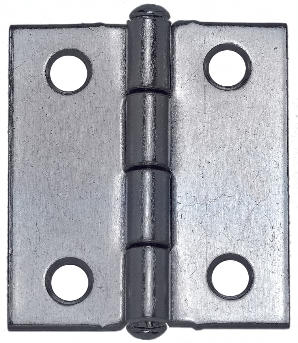 Cerniera Mezza Larga Pesante Perno Fisso in Acciaio Zincato Mm 70 x 50 24 - 2