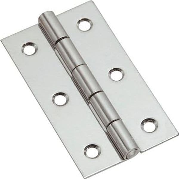 Cerniera Perno Fisso Inox Stretta Mm 40 x 30 24 Pezzi - 2