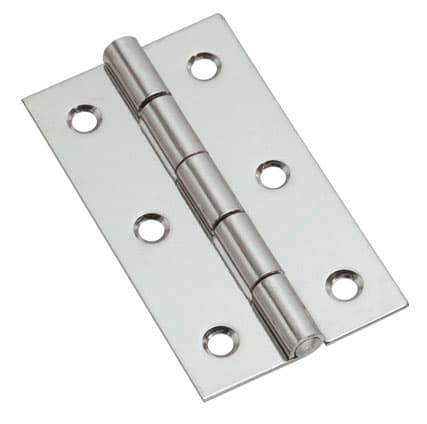 Cerniera Perno Fisso Inox Stretta Mm 40 x 30 24 Pezzi - 2