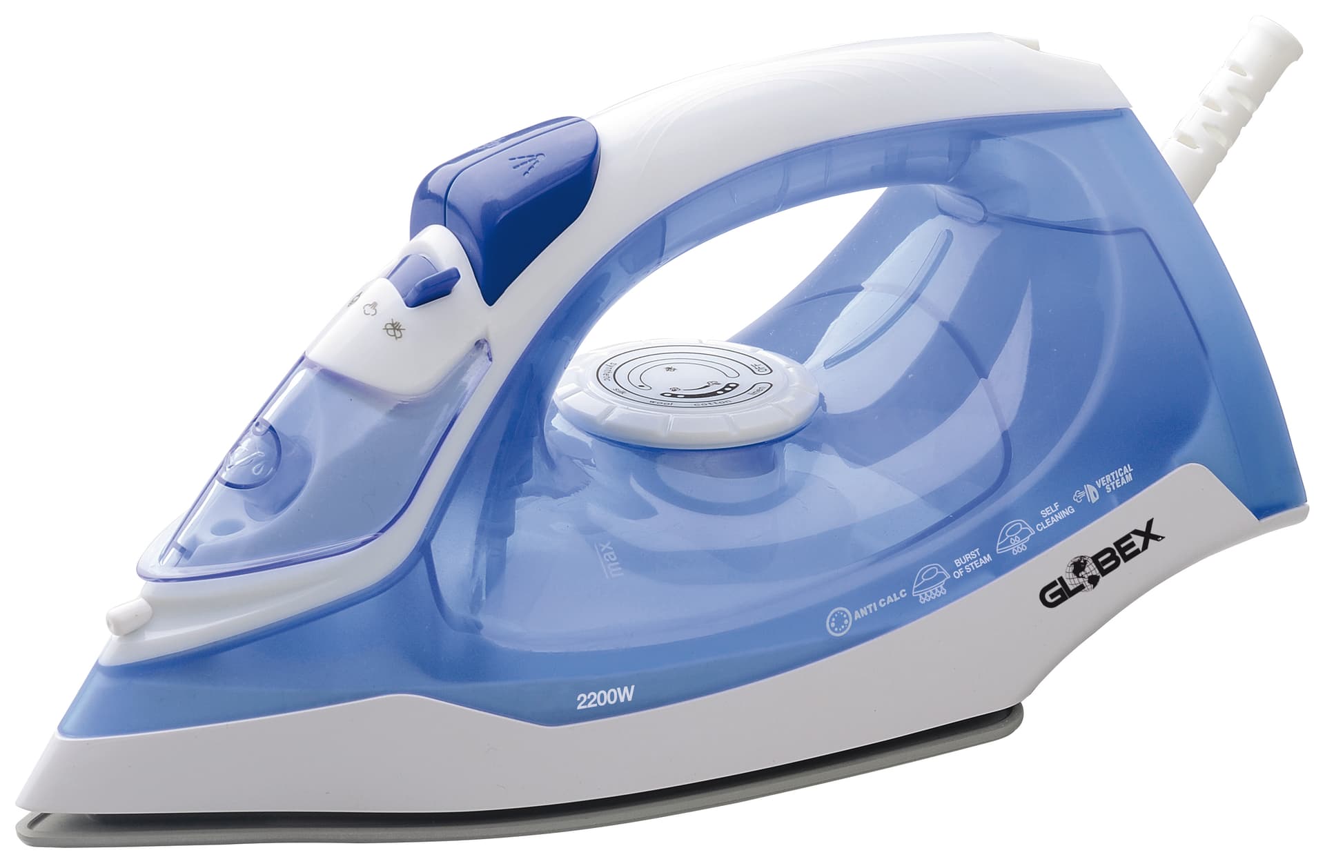 Ferro da Stiro con Piastra in Ceramica Gx 2200 Fs 2 200 W Globex - 2