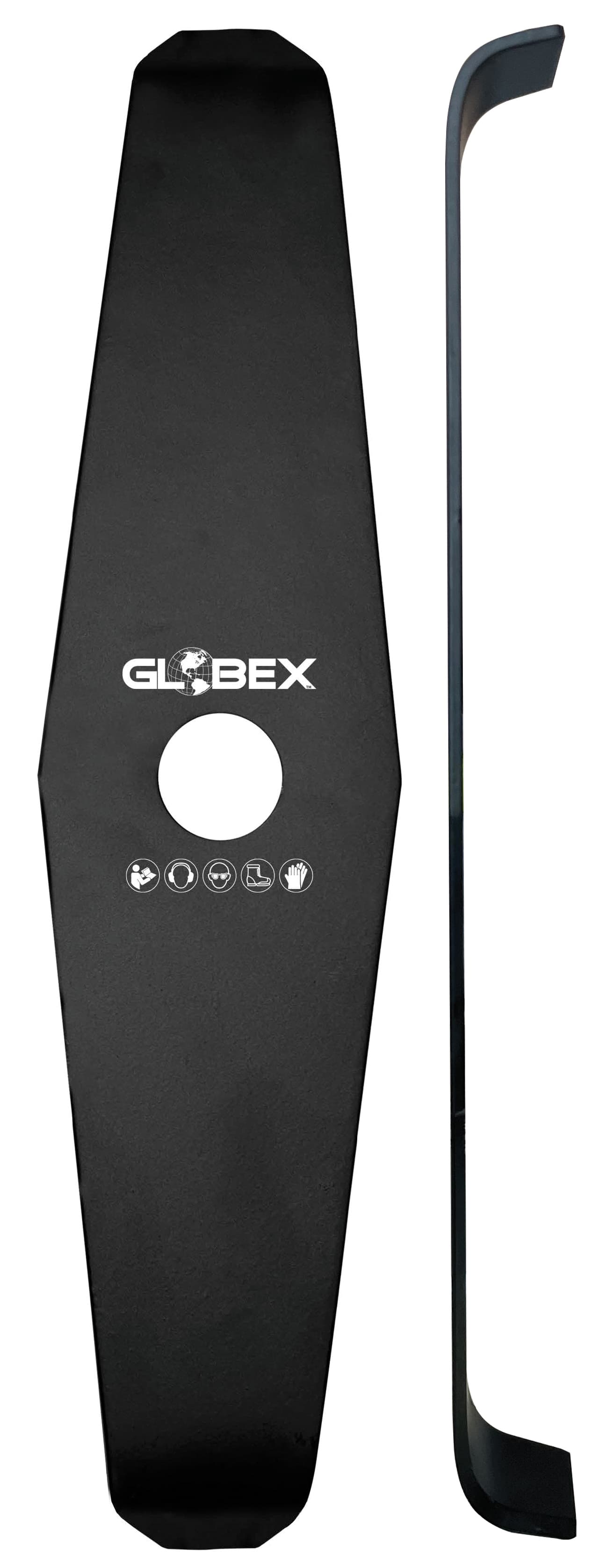 Disco in Acciaio Ricurvo a 2 Denti per Decespugliatore Ø Mm 300 Globex - 2