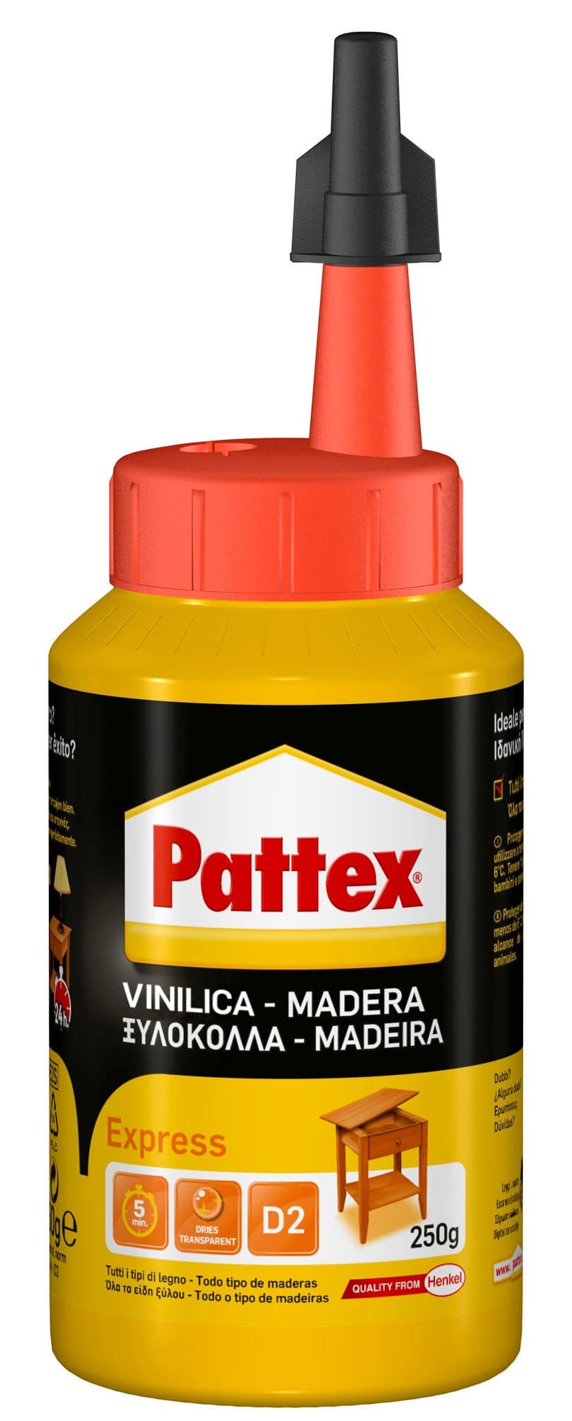 Colore La Pattex Vinilica Express Gr. 250 Henkel - 2