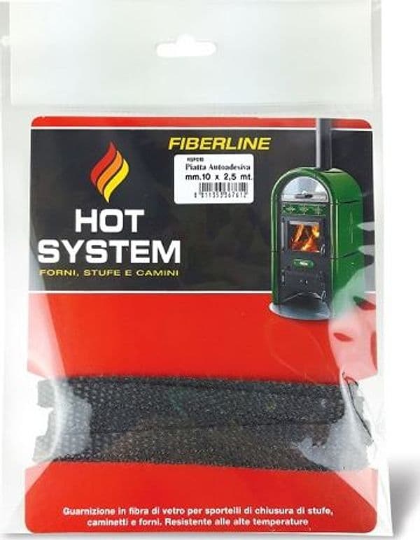 Guarnizione Autoadesiva Piatta per Stufa Mm 10 x 2 5 M 6 Pezzi – Autres