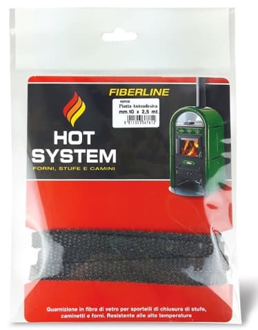 Guarnizione Autoadesiva Piatta per Stufa Mm 10 x 2 5 M 6 Pezzi - 2