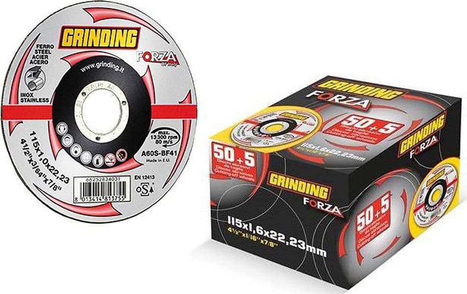 Disco Abrasivo Forza Ø Mm 115 x 1 0X22 2 50 DISCHI+5 Omaggio Grinding - 2