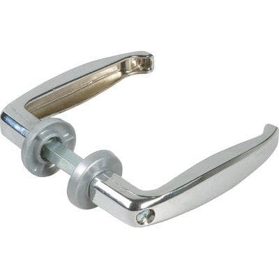 Maniglie per Porta Metallo Q8 Cromata 25 a 33 mm 10 Pezzi - 2