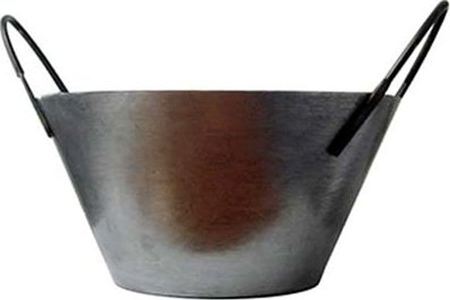 Secchio Muratore Due Manici Ferro D. Litri 12 34 cm 6 Pezzi - 2