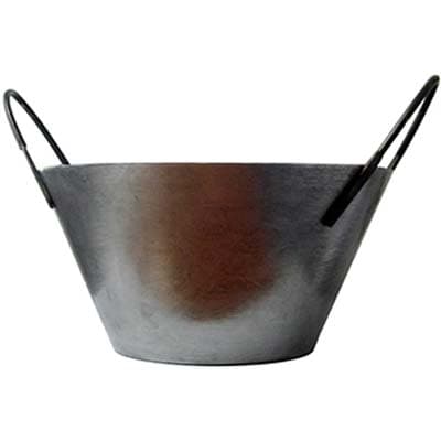Secchio Muratore Due Manici Ferro D. Litri 12 34 cm 6 Pezzi - 2