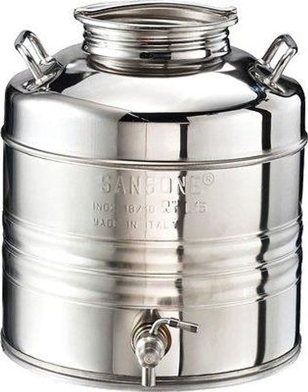 Fustino Graffato Sansone Inox 18 a 10 Lt 15 - 2