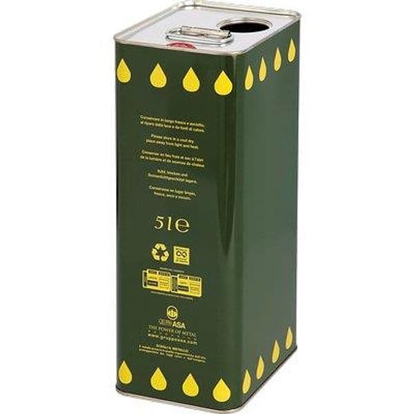 LATTINA BANDA STAGNATA FORO DOPPIO SENZA TAPPO - QUADRA F.MM 42 LT  5 (288)- 8 pezzi - 2