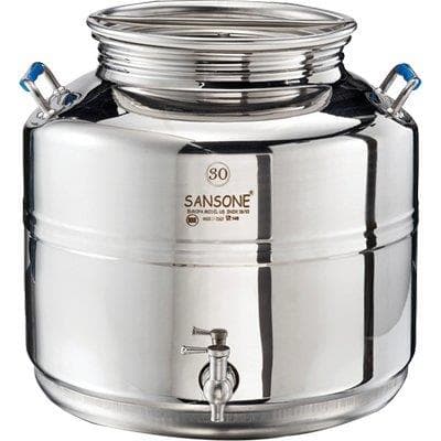 Fustino Saldato Europa Sansone Inox 18 a 10 Lt 30 - 2