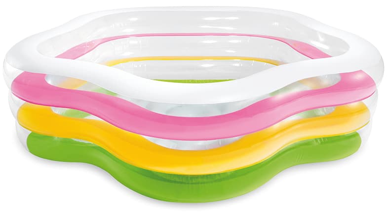 Piscina Gonfiabile Summer Colore Ors Cm 185 x 180X53 H (L 460) Intex - 2