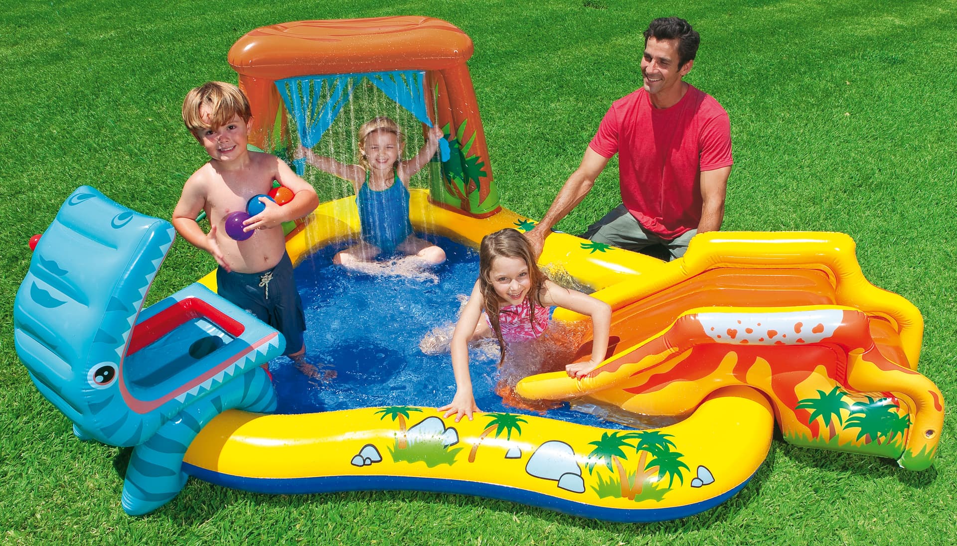 Play Center Dinosauro Cm 249 x 191X109 H (L 310) Intex - 2