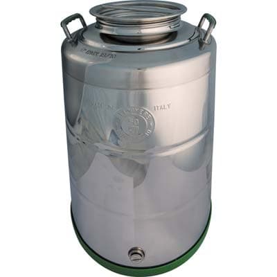 Fustino Saldato Belvivere Inox 18 a 10 Lt 50 - 2