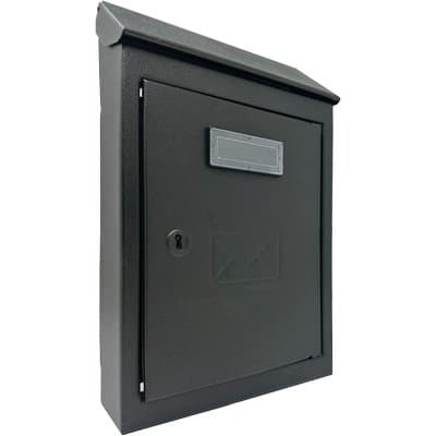 Cassetta Posta Tradizione Egizia Mini Acciaio Vern Nero Mm 175X50 H.mm 260 - 2