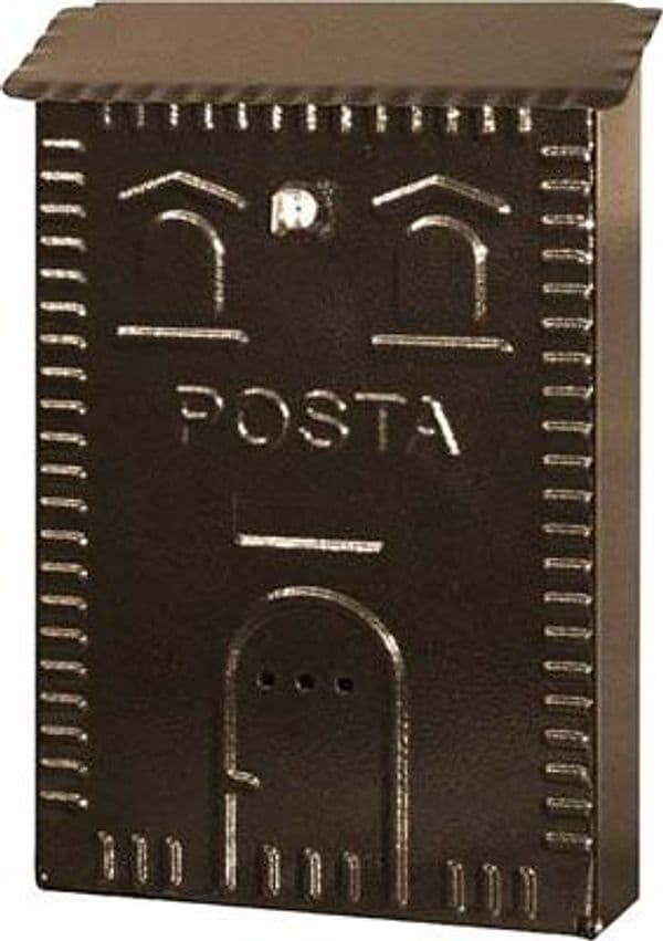 Cassetta Posta Casetta 702 Acciaio Vern Nero Rame Mm 250X80 H.mm 380 - 2