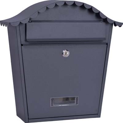 Cassetta Posta Country Domus Acciaio Vern Antracite Mm 360X135 H.mm 370 - 2